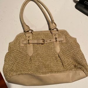 Woven shoulder bag. Dana Buchman. Used for one season. Super clean.